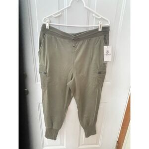 Nine West Active Women's Cargo Jogger Pants Olive Green Size 1X New With Tags